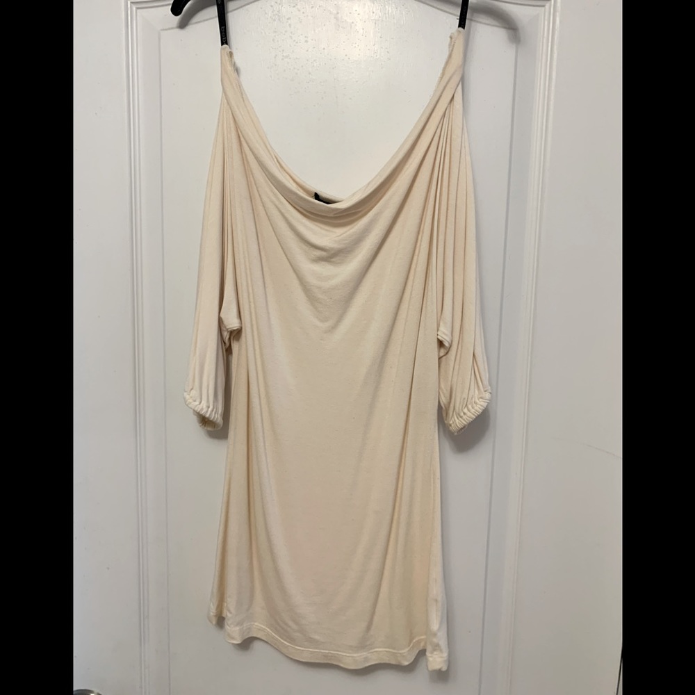 Ruched sexy bell sleeve shirt
